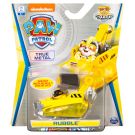 Masinuta cu figurina Paw Patrol True Metal, Rubble 20121340
