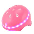 Casca de protectie cu led Magic, Action One, marimea M, Roz