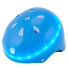 Casca de protectie cu led Magic, Action One, marimea M, Albastru