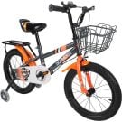 Bicicleta cu roti ajutatoare, Action One Arrow, 16 inch, 5-7 ani, Gri