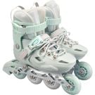 Role reglabile, Action One, Pastel Mint Green, roti luminoase din silicon, sina aluminiu, S (28-31)