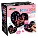 Set de razuit, Avenir,  Scratch Notes in forma de inima, 50 de cartonase