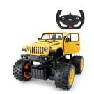 Masinuta cu telecomanda, Rastar, Jeep Wrangler, 1:14, Galben
