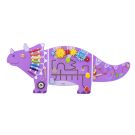 Jucarie de perete cu activitati, Viga, Dinozaur Triceratops