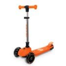 Trotineta pliabila cu 3 roti luminoase, ghidon reglabil si platforma cu banda LED, Kick'n Roll, L5 Jelly, Portocaliu