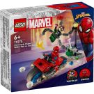 LEGO® Super Heroes - Urmarire pe motocicleta: Omul Paianjen vs Doc Ock (76275)