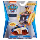 Masinuta cu figurina Paw Patrol True Metal, Chase, 20135429