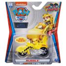 Masinuta cu figurina Paw Patrol True Metal, Rubble, 20135430