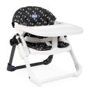 Scaun de masa Chicco Booster Chairy, Negru/Alb, 6 luni+