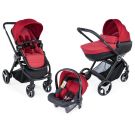 Carucior 3 in 1 Chicco Trio Best Friend+ Comfort, 0 luni+, Rosu