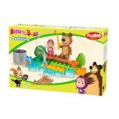 Set de constructie  Masha and the Bear - La pescuit, 29 piese