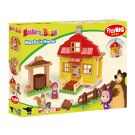 Set de constructie Masha and the Bear - Casa Mashei, 95 piese
