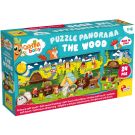 Puzzle baby panoramic, Lisciani, In padure, 24 piese