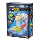 Set Stem de constructie cu traseu pentru bile, Fat Brain Toys, Trestle Tracks Builder, 73 de piese