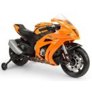 Motocicleta electrica de curse, Injusa, KTM, 12V, cu roti ajutatoare