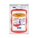 Tabla de scris Velleda Bic, 20 x 31 cm, Rosu