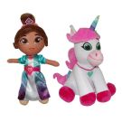 Set 2 jucarii de plus, Play By Play, Nella 35 cm si Trinket 24 cm