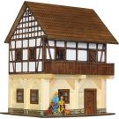 Set de constructie arhitectura, Walachia, Granar cu grinzi, 115 piese din lemn