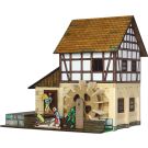 Set de constructie arhitectura, Walachia, Moara de apa cu grinzi, 172 piese din lemn
