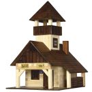 Set de constructie arhitectura, Walachia, Refugiu montan, 135 piese din lemn