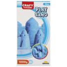 Nisip creativ, Crafy, 1 kg, Albastru