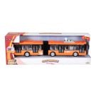 Autobuz cu lumini si sunete, Maxx Wheels, 1:16, Portocaliu
