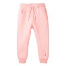 Pantaloni sport cu snur Minoti, Girl Power, 8GFJOG, roz