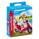Figurina Playmobil Special Plus - Fata cu scooter (9084)