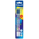 Set carioci corectoare Pelikan Super Pirat, Varf F, 2 buc