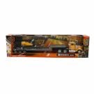 Camion transportator cu excavator, New Ray, Kenworth W900, 1:43