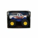 Vehicul metalic, New Ray, Monster Truck, 1:43, Alb