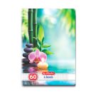 Caiet patratele Herlitz, A5, 60 file, Zen