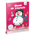 Omul de zapada, Carte de colorat cu abtibilduri, Activitatile mele de Craciun