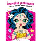 Frumoase si pretioase, Carte de colorat cu strasuri pentru fata