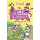 Disney Iepurasi, Sa pictam impreuna, Iepurasii la joaca, Carte cu pensula si acuarele, format mic