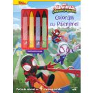 Disney Marvel, Paienjenelul si prietenii lui uimitori, Carte de colorat cu 4 creioane cerate