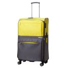 Troler Lamonza Amazonia, Gri cu Galben, 77 x 46 x 31 cm