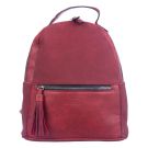 Rucsac dama Lamonza Azalya, Rosu, 30 cm