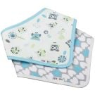 Set bavete tip bandana Akuku, Bleu