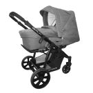 Carucior Combi-Vagon Soft Carrycot Berlin Knorr, Gri