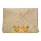 Prosop de baie cu gluga Babyono, crem