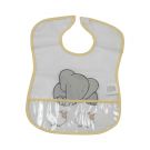 Baveta plastifiata cu buzunar King Bear - Elefant si oite