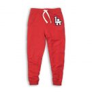 Pantaloni trening cu imprimeu Minoti BBS - Rosu