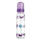 Biberon sticla dBb Remond Papillons Violet, 4 luni+, 290ml