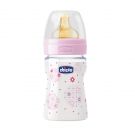 Biberon Chicco WellBeing PP cu tetina latex, +0 luni, 150ml