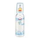 Biberon polipropilena NUK Baby Blue, 0 luni +, tetina silicon, 240ml