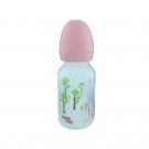 Biberon polipropilena decorat Primii Pasi, 125 ml, roz
