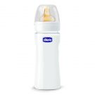 Biberon sticla Chicco Nature Glass cu tetina din latex, +0 luni, 240ml
