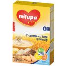 Biscuiti cu lapte Milupa - 7 cereale, 250g
