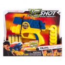 Set blaster X-Shot dual cu 6 discuri si 4 proiectile